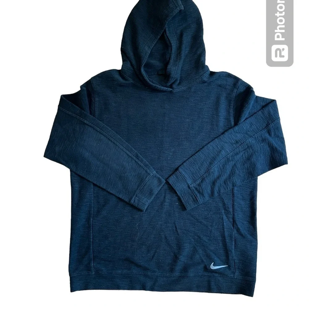 NIKE Yoga Dri-Fit Hooded Black Sweatshirt Size M Women